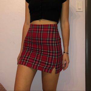 (Sold on mercari) Brandy Melville Plaid Mini skirt